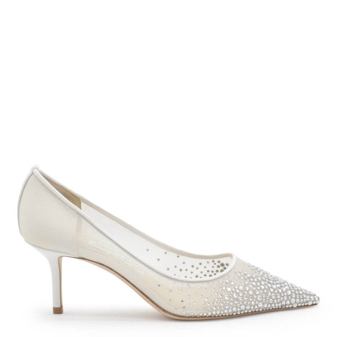 Jimmy Choo White Leather Pumps