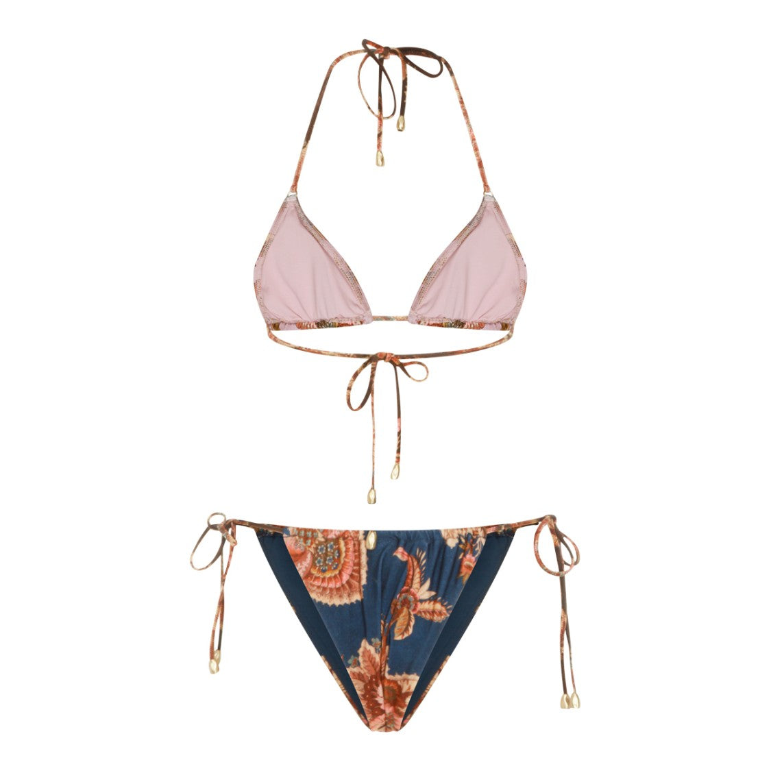 Zimmermann Multicolor Floral Pattern Bikini