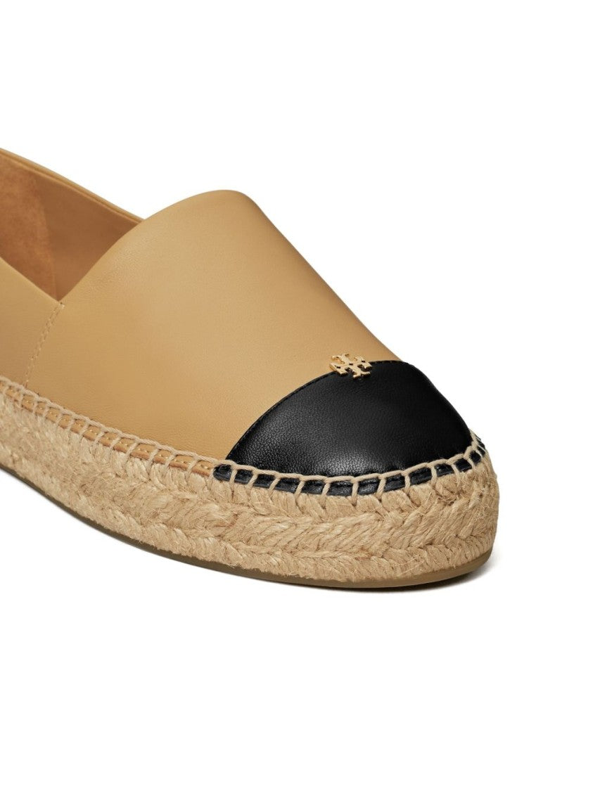 Tory Burch Espadrille Flat Shoes With Cap Toe