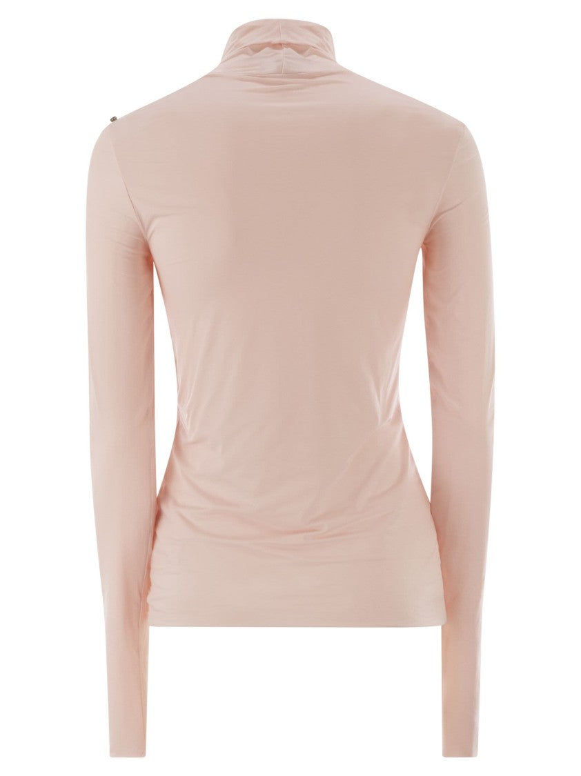 Sportmax Stone - Jersey Turtleneck Jumper