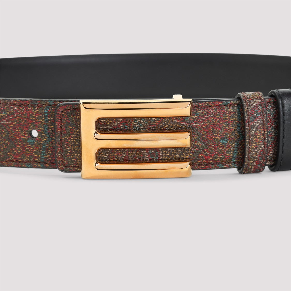Etro Patterned Black Belt