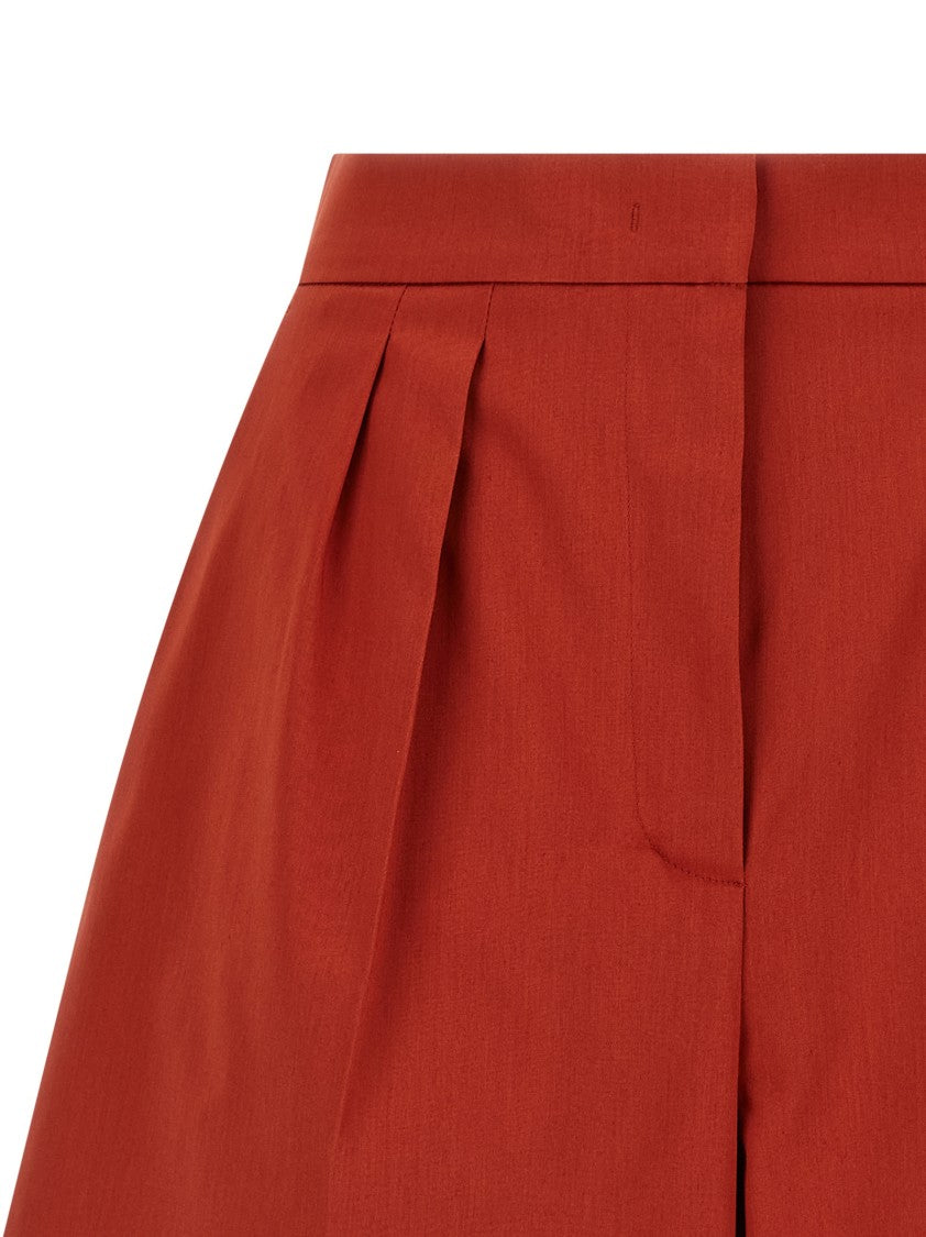 Max Mara 'Mxmtabacco' Double Pincer Shorts