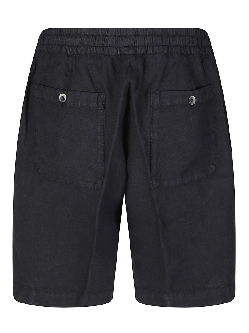 Altea Samuel Relaxed Linen Denim Shorts