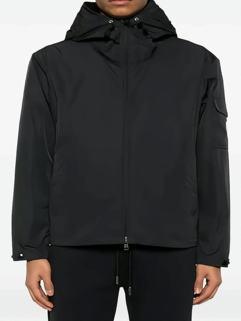 Moncler Polyester Jacket With Hood