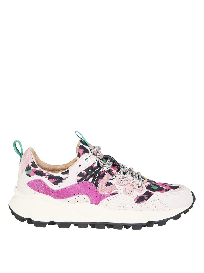 Flower Mountain Pink Yamano 3 Pig Nubuck Sneakers
