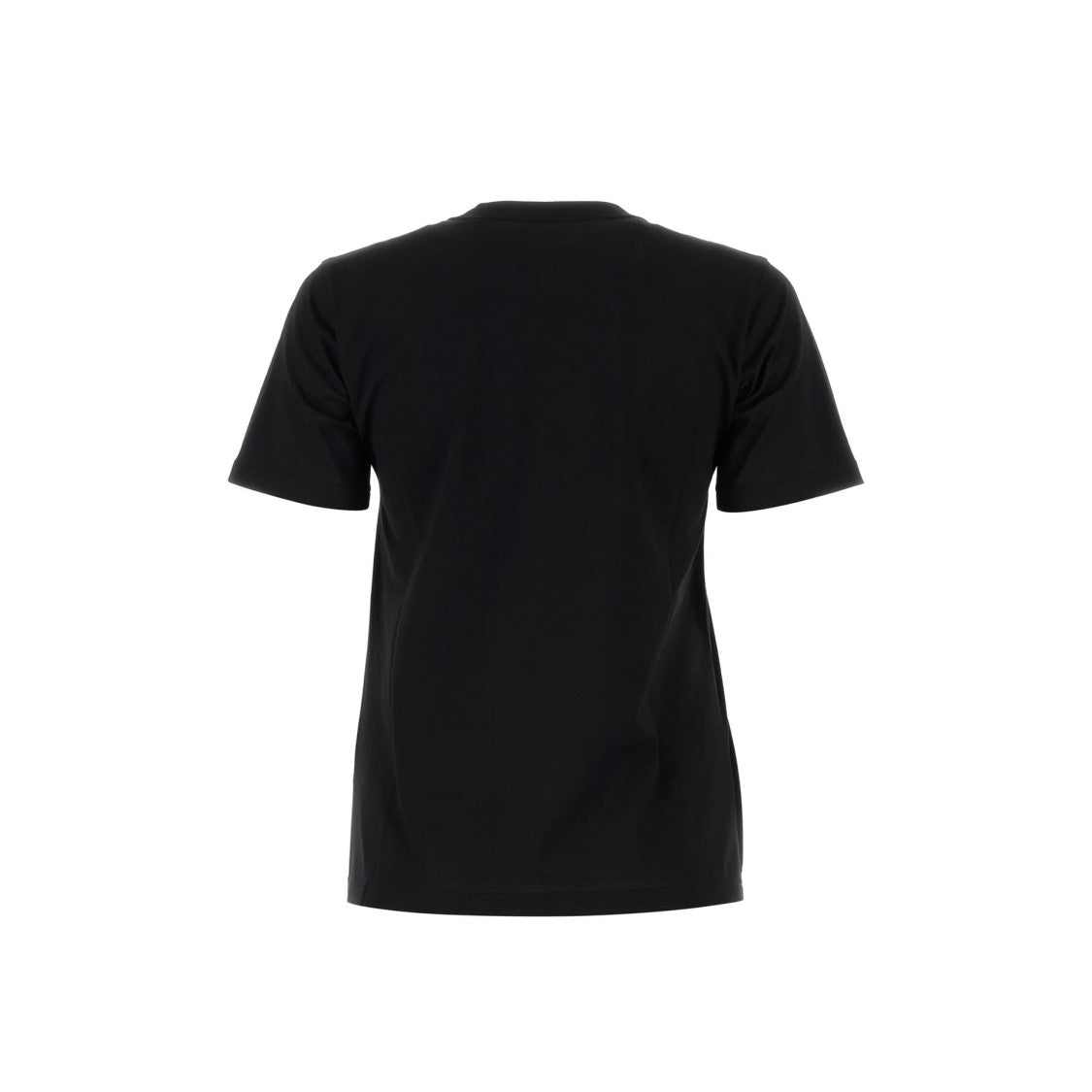 Burberry Contrast Logo Black Cotton T-Shirt