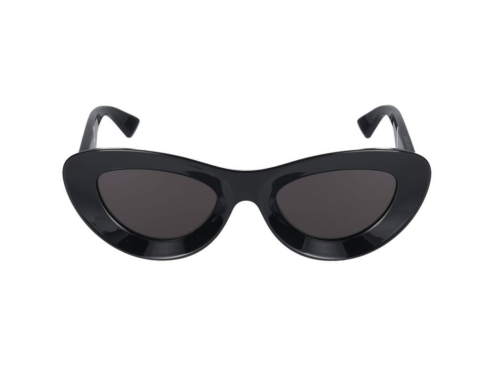 Bottega Veneta Black Glossy Black Frames Sunglasses