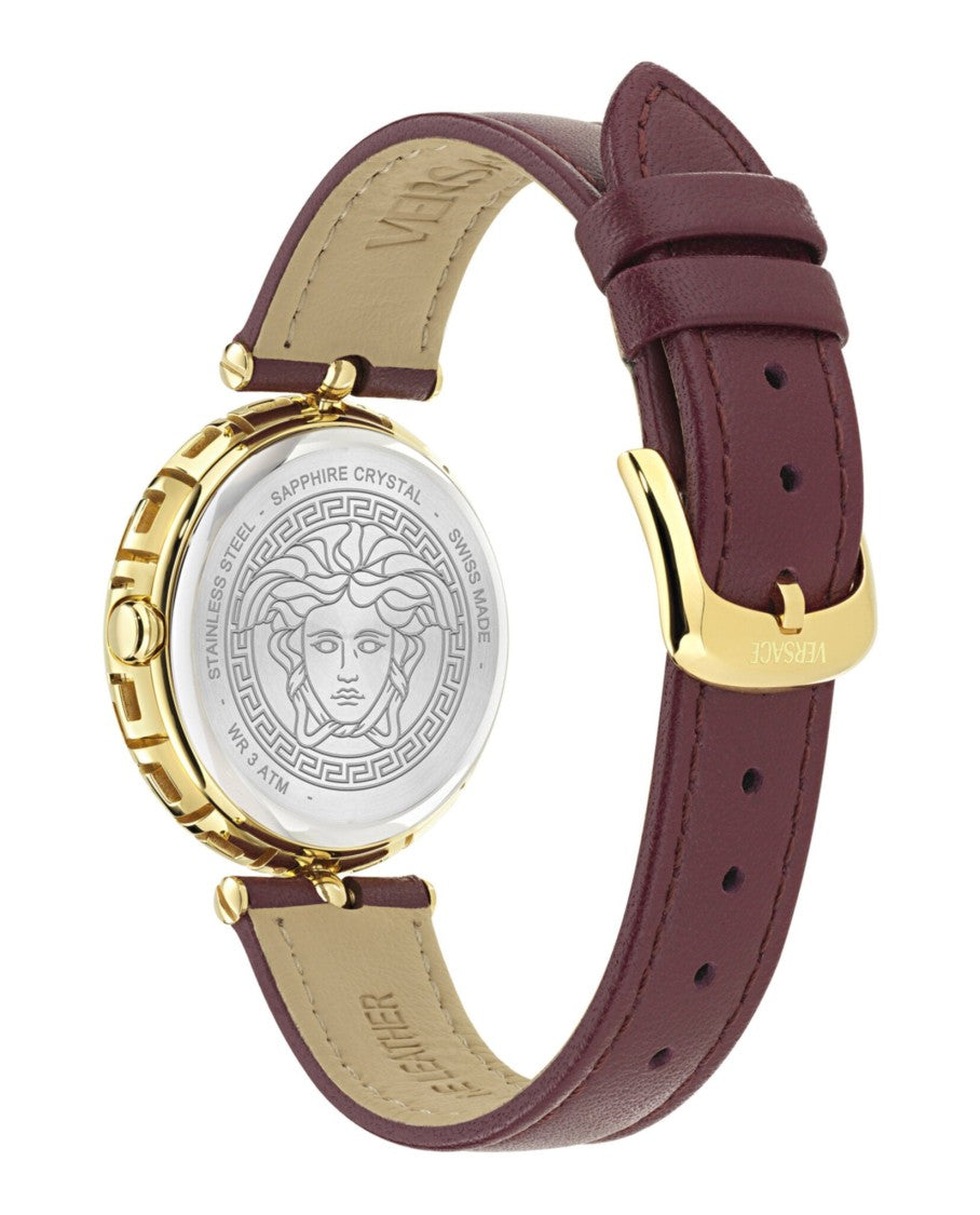 Versace Medusa Jewel Leather Watch