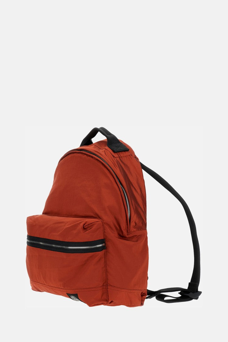 Stone Island Red Backpack With Adjustable Straps