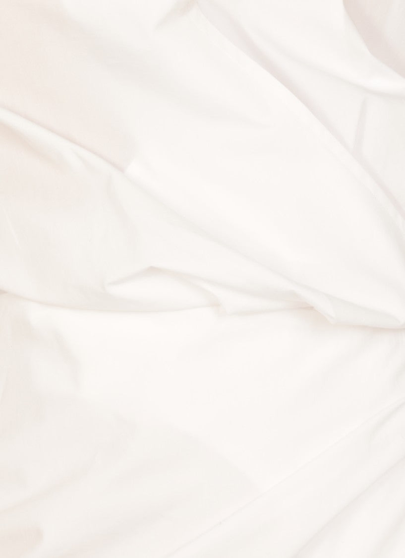 The Attico White Chemisier Cotton Dress