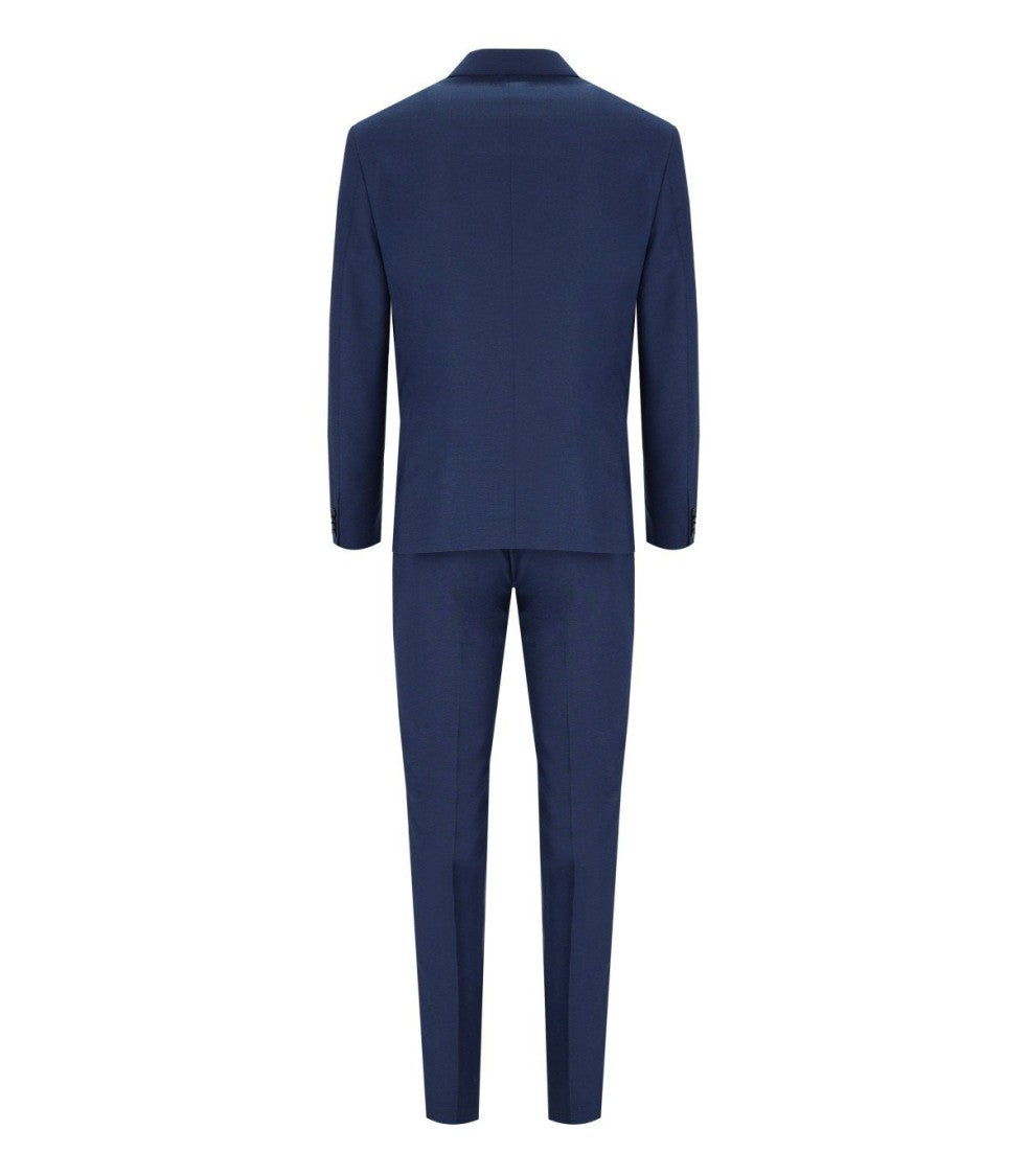 Manuel Ritz Tailored Bright Blue Suit