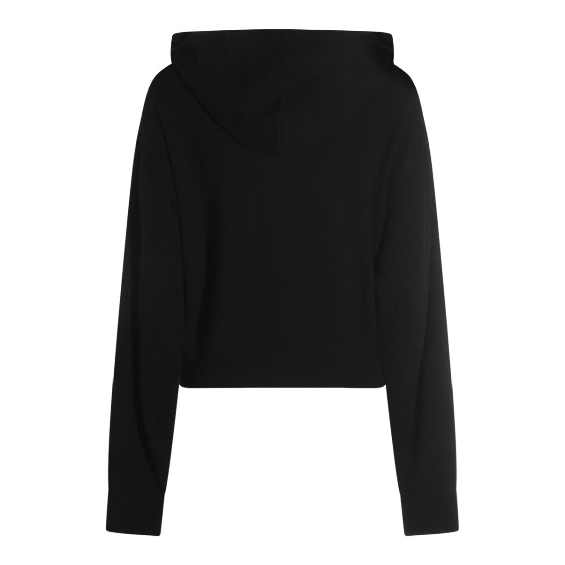 Allude Black Wool Sweatshirt