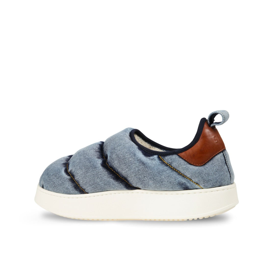 Smad Denim Puffer Slip-On Shoes
