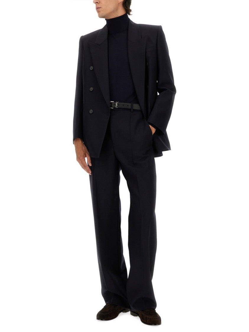 Saint Laurent Double-Breasted Wool Jacket