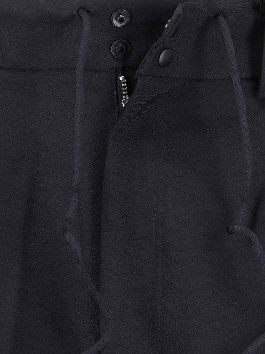 Y-3 Cargo Trousers With Cut-Out Detail – Black