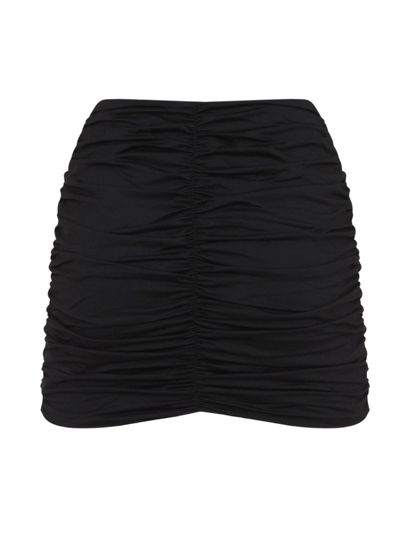 La Reveche Lillibet High Stretch Ruched Mini Skirt