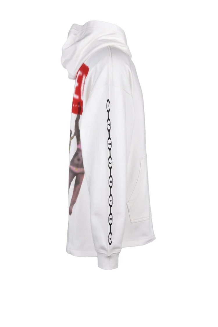Diesel Hoodie Sweatshirt - White