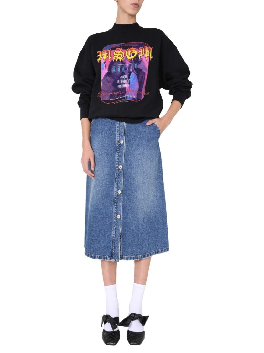 Msgm Paricollo Sweatshirt