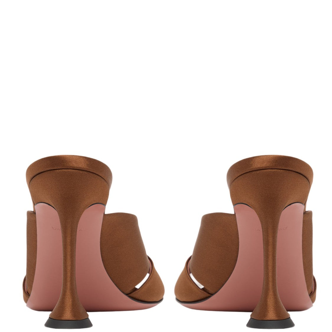 Amina Muaddi Salma Satin Sandals