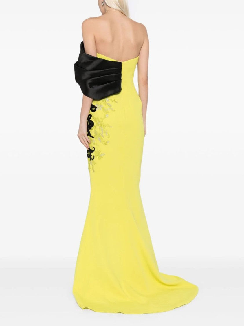 Saiid Kobeisy Crepe Straight Fit Dress