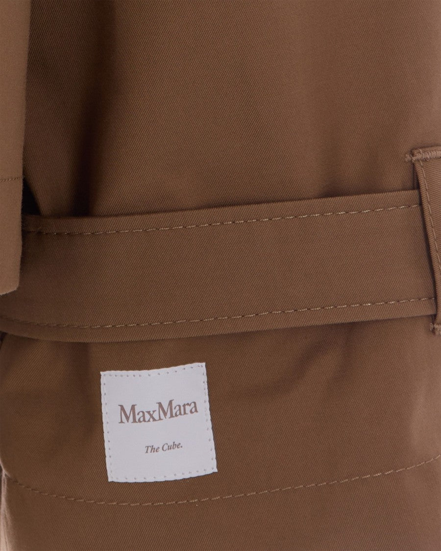 Max Mara Brown Twill Trench