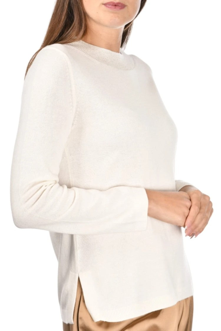 Paolo Fiorillo Capri Cashmere Blend Sweater With Lurex Detail