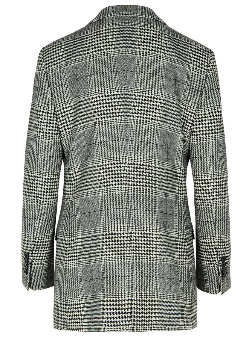 Dolce & Gabbana Grey Virgin Wool Blend Blazer
