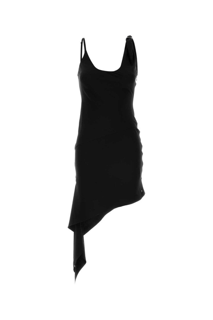 Courrèges Black Polyester Mini Dress