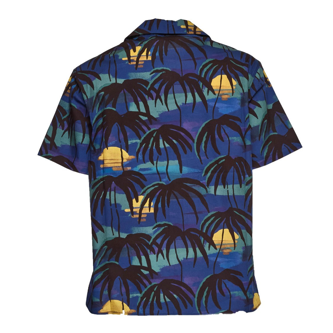 Drôle De Monsieur Palm Vintage Collar Casual Shirt