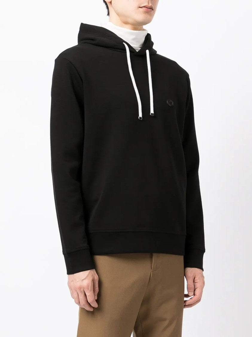 Emporio Armani Black Relaxed Fit Hoodie