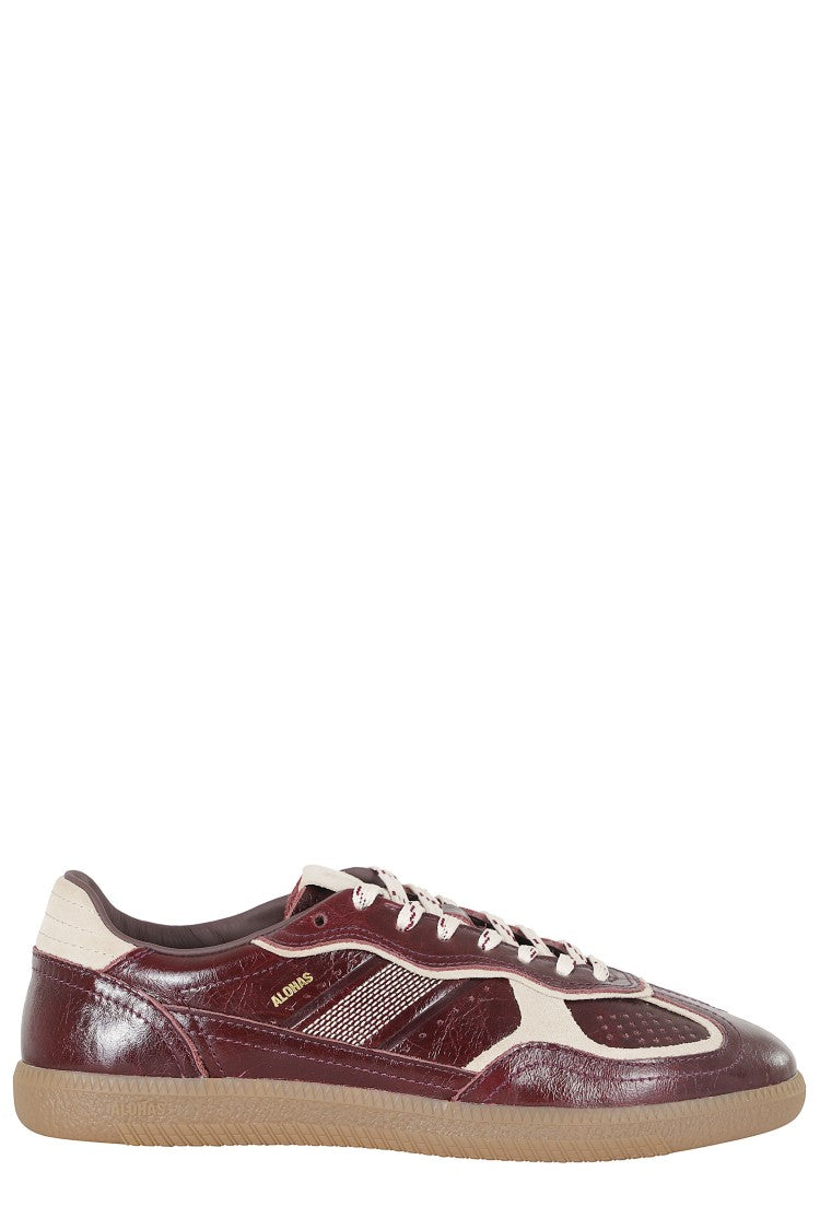 Alohas Burgundy Cream Tb 490 Patent Leather Sneakers