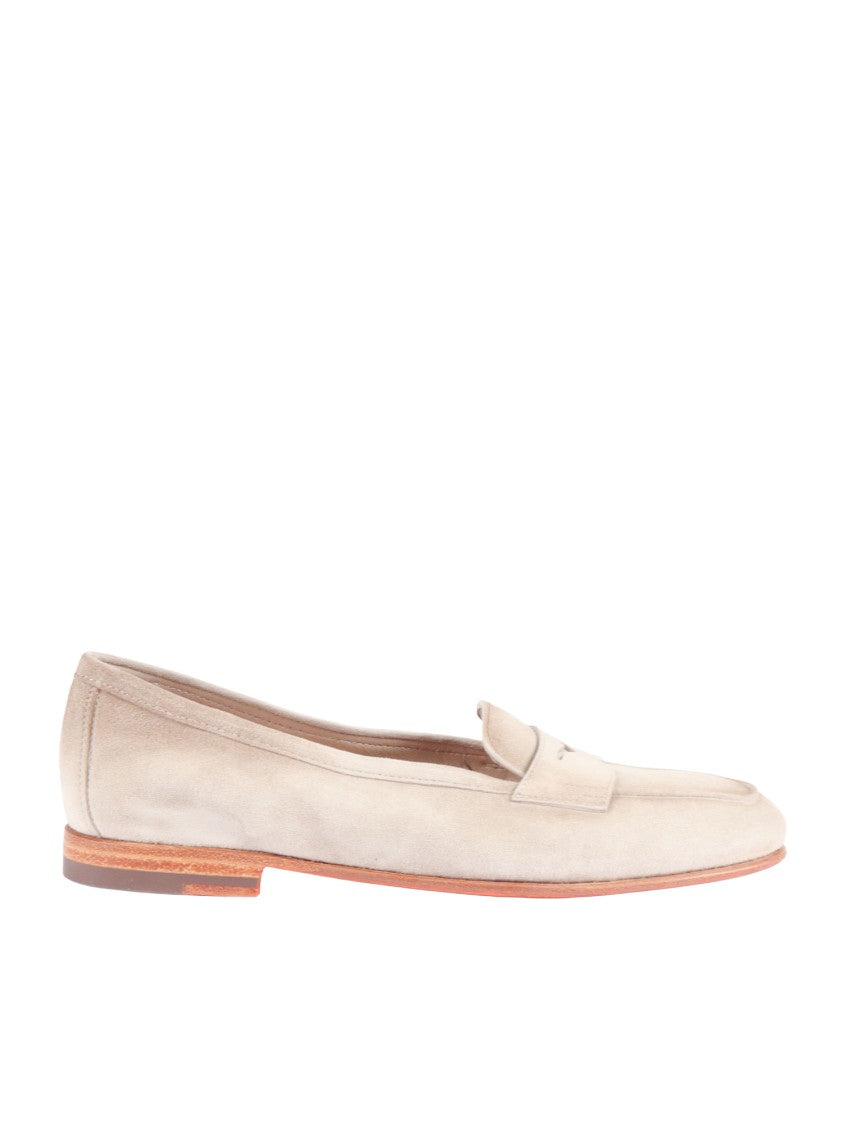 Santoni Carla Low Profile Calfskin Loafers