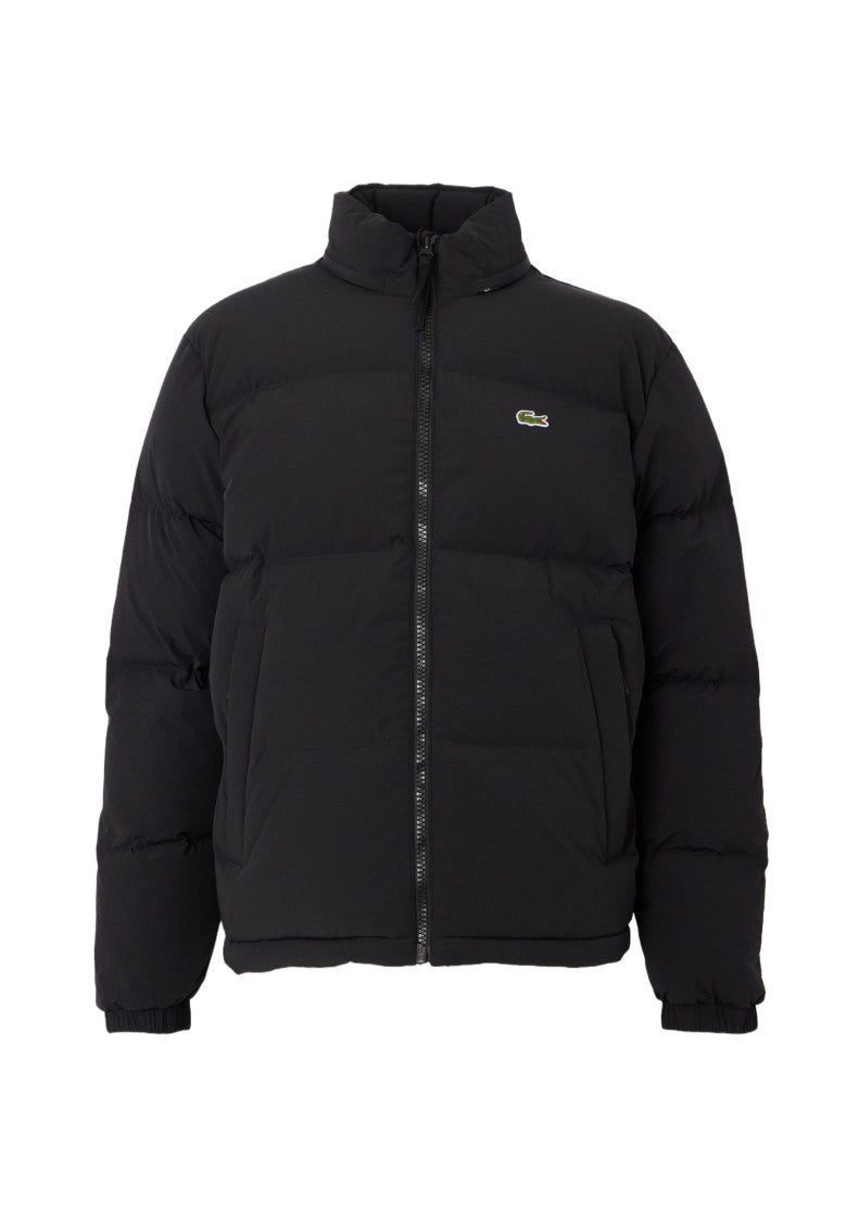 Lacoste Black Quilted Puffer Jacket