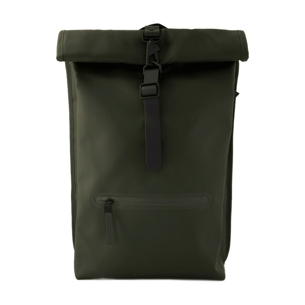 Rains Rolltop Rucksack Backpack - Synthetic - Green