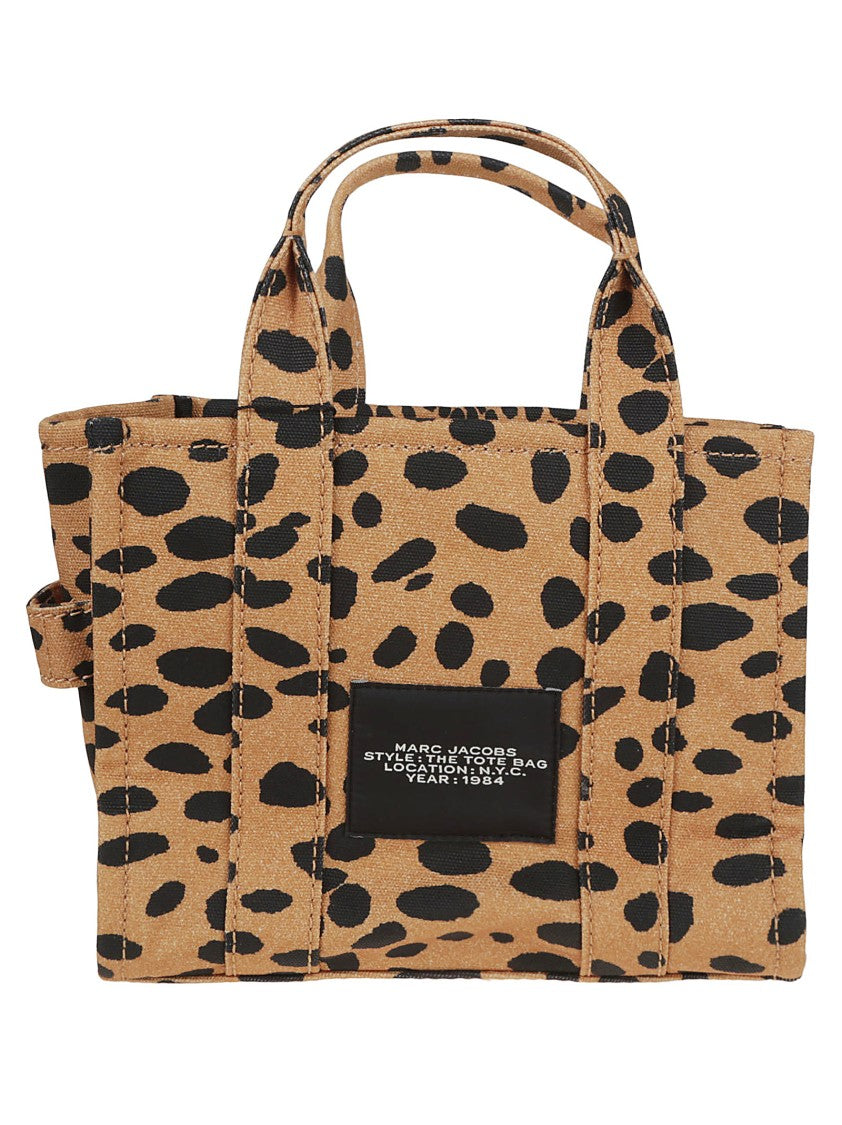 Marc Jacobs Structured Leopard Print Tote Bag