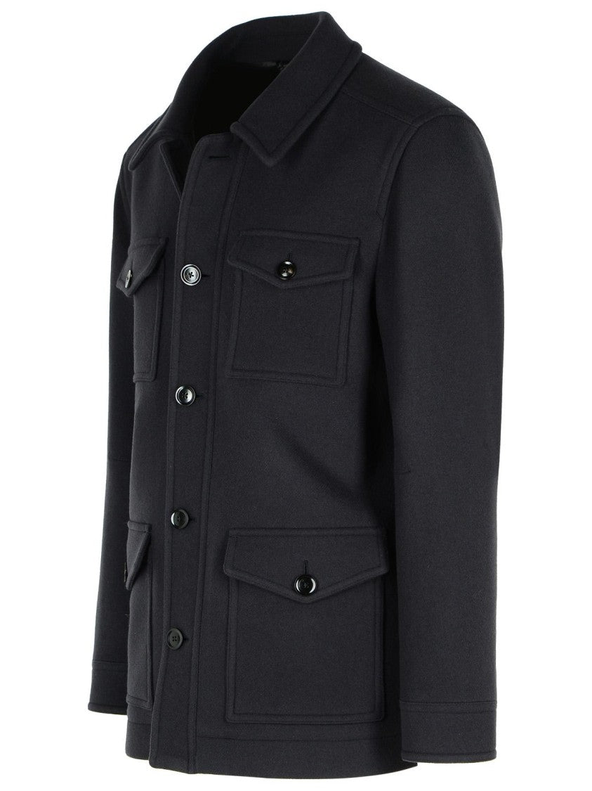 Tom Ford Navy Virgin Wool Jacket