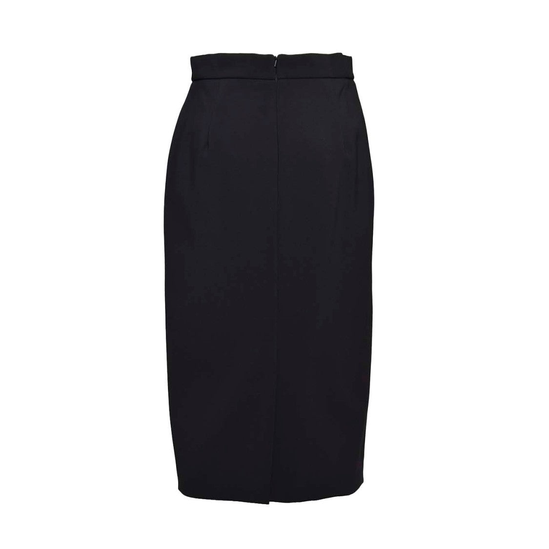 Max Mara Black Stretch Lubiana Pencil Skirt