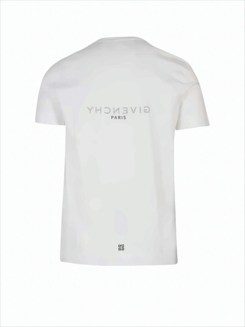 Givenchy Minimalist Crew Neck T-Shirt With Bold Logo Detail