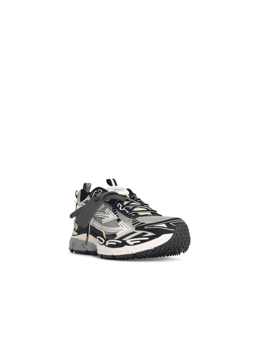 Off-White 'Be Right Back' Grey Mesh Sneakers