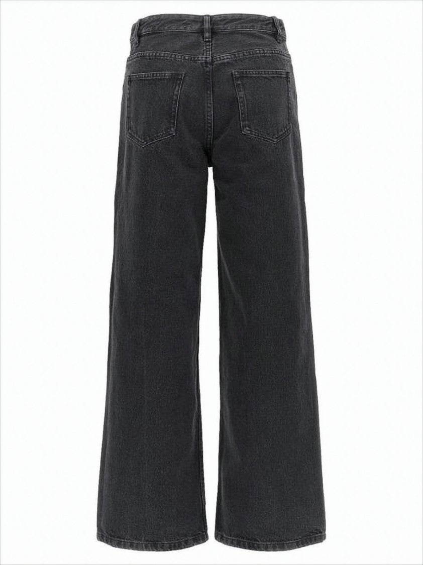 A.P.C. Wide-Leg Cropped Denim Pants With Vintage Charm