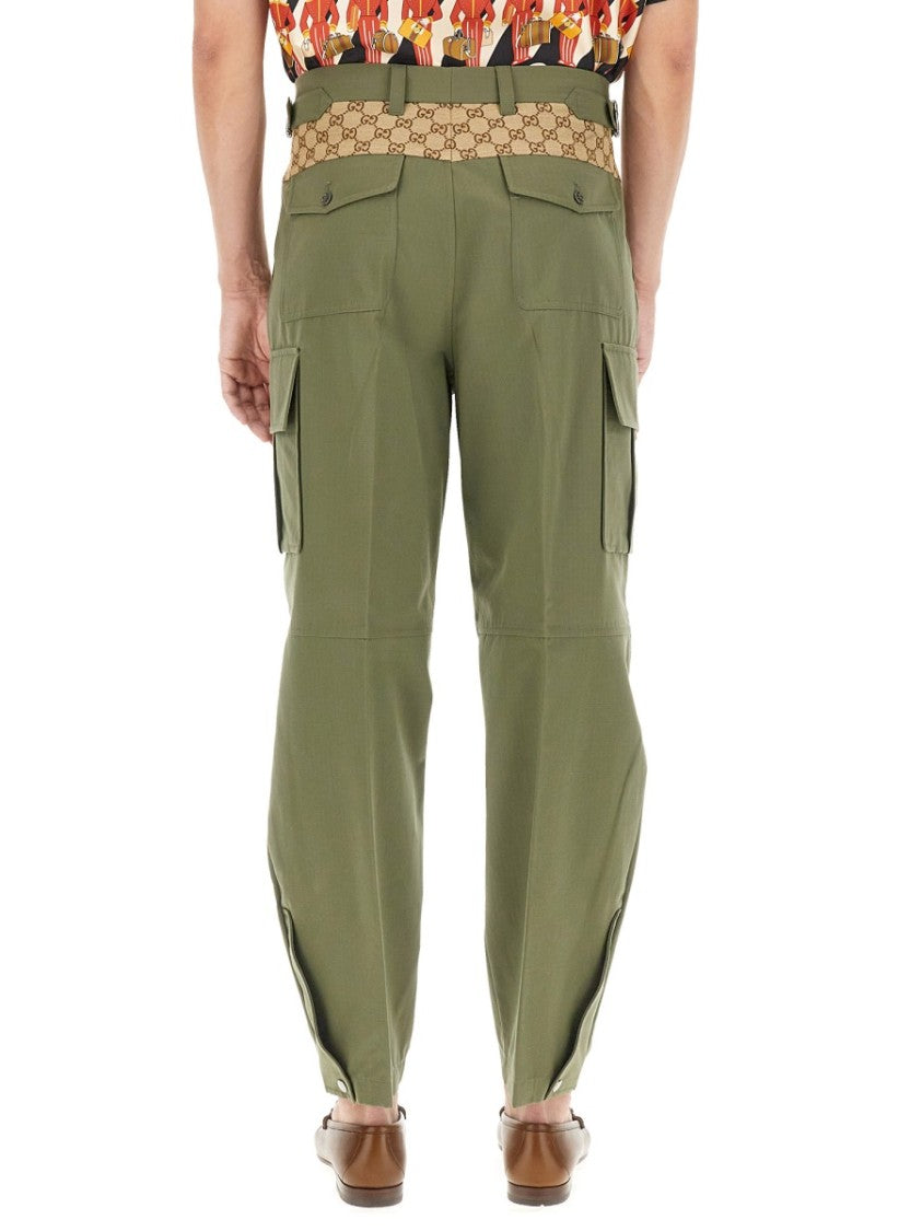 Gucci Classic Cargo Pants With Button And Zipper Closure