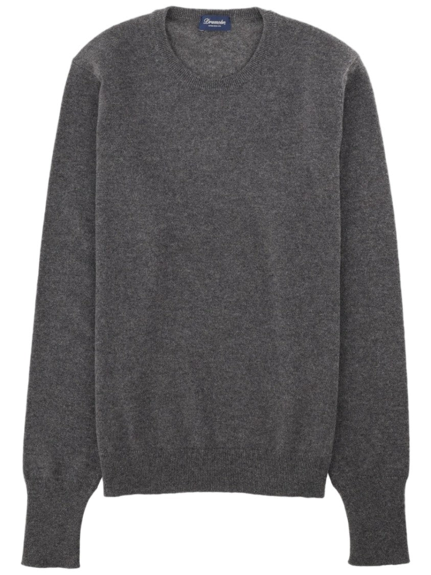 Drumohr Refined Round Neck Sweater With Fine Knit Texture