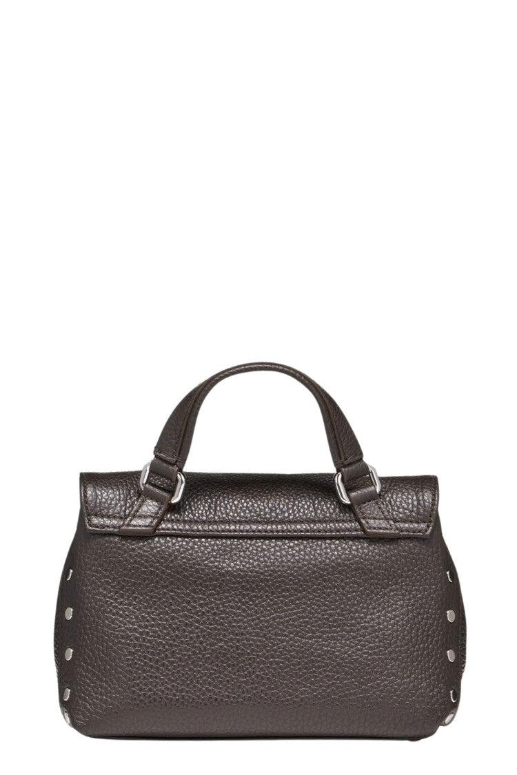 Zanellato Brown Textured Leather Handbag