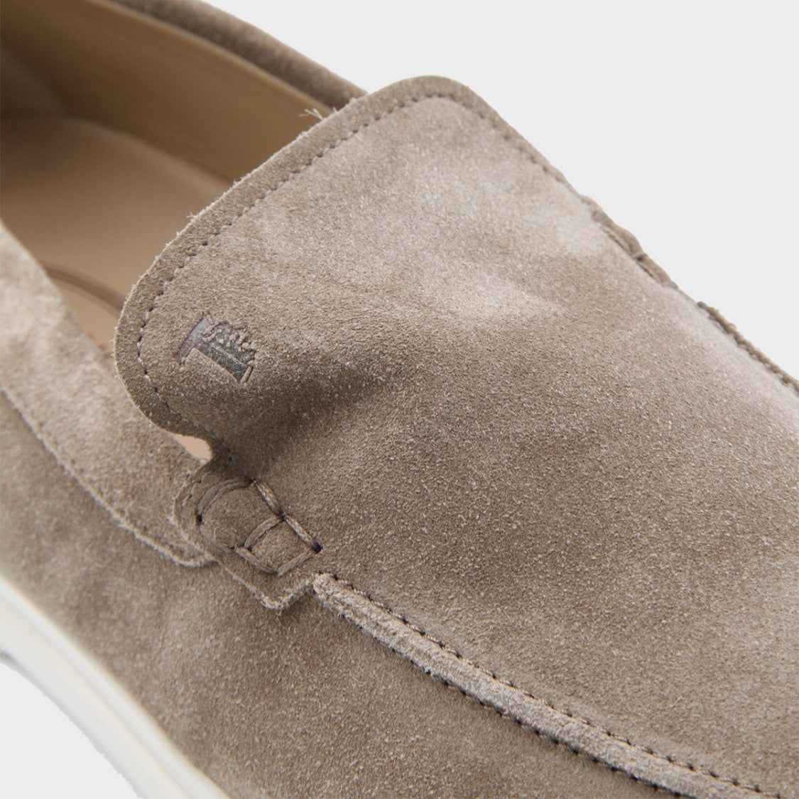 Tod's Beige Suede Loafers
