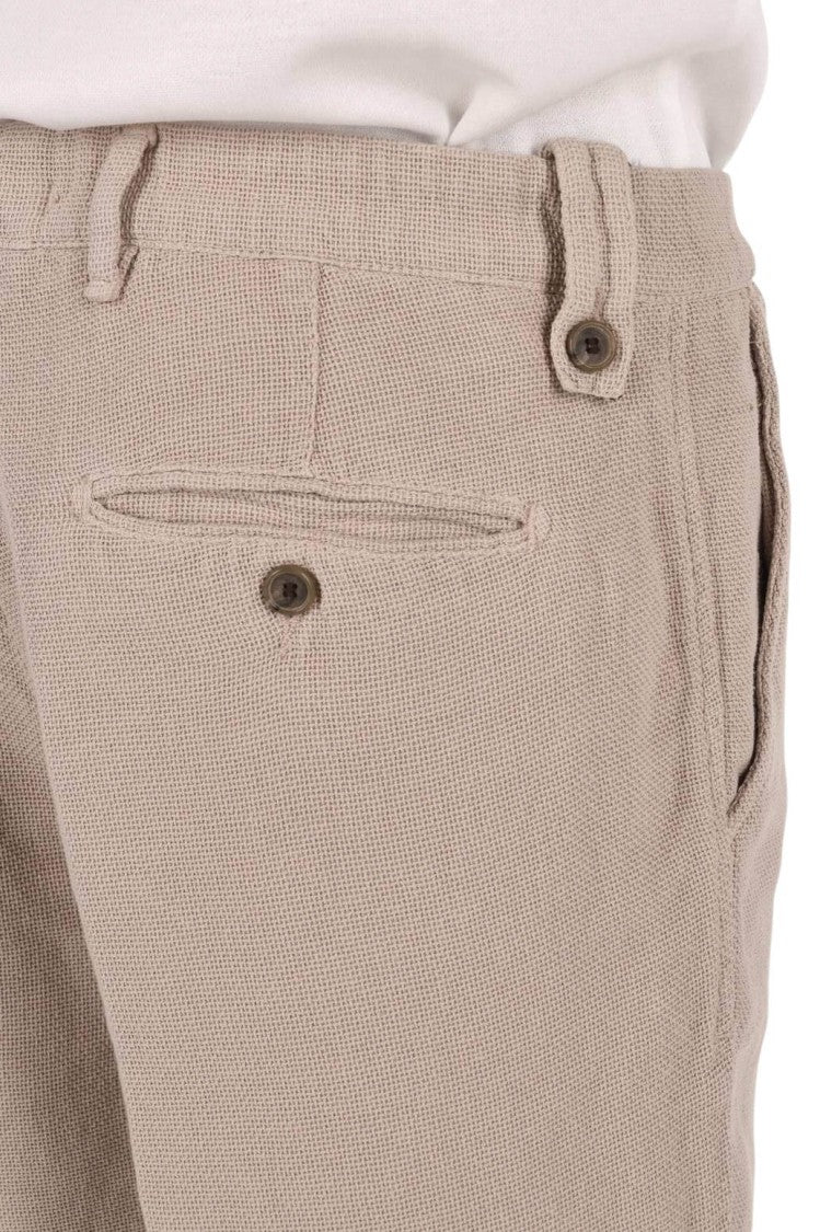 Myths Woven Cotton-Linen Denim Shorts