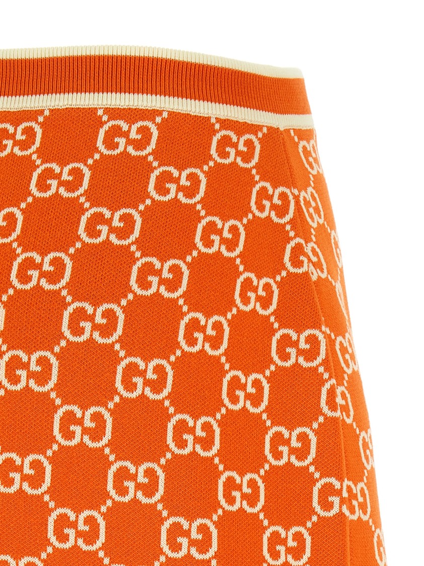 Gucci Gg Jacquard Skirt