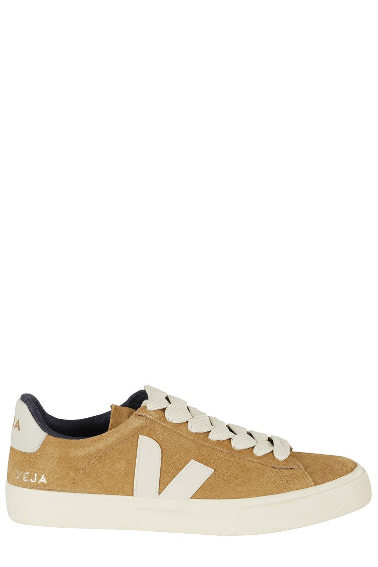 Veja Camel Campo Bold Side Logo Suede Sneakers