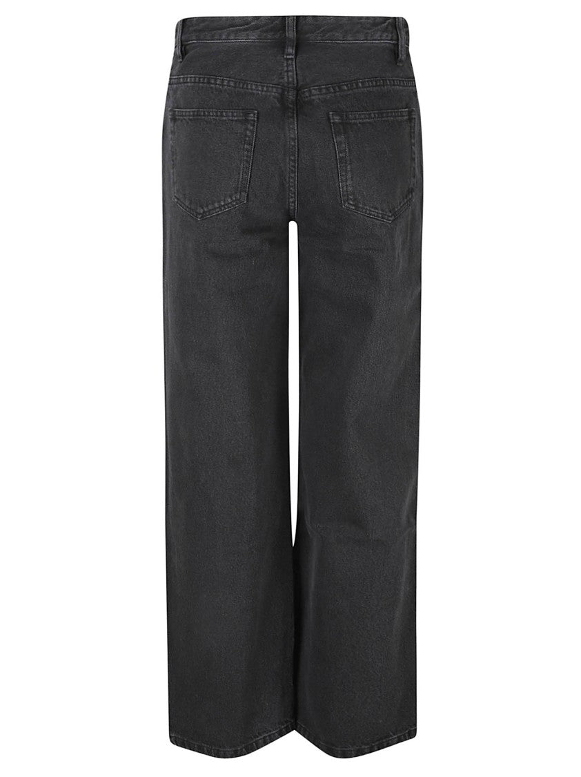 A.P.C. High-Waisted Wide-Leg Jeans
