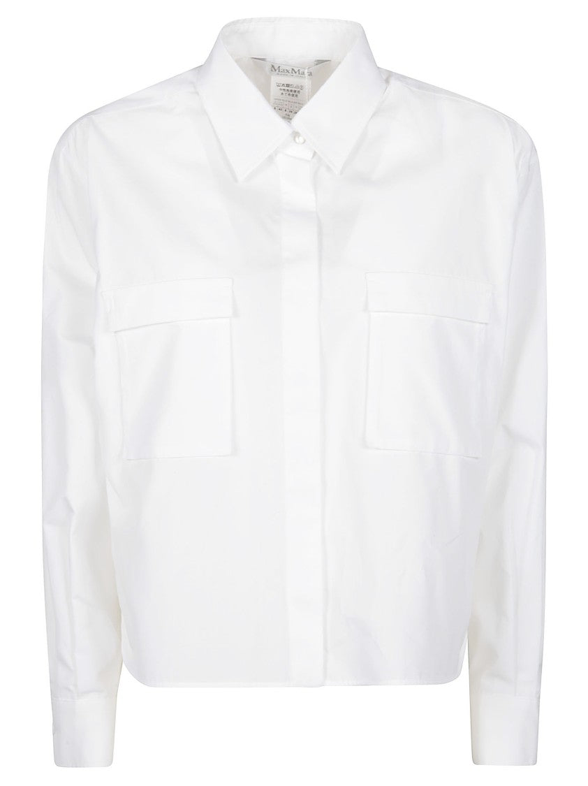 Max Mara Mxmtenue Crisp White Cotton Shirt