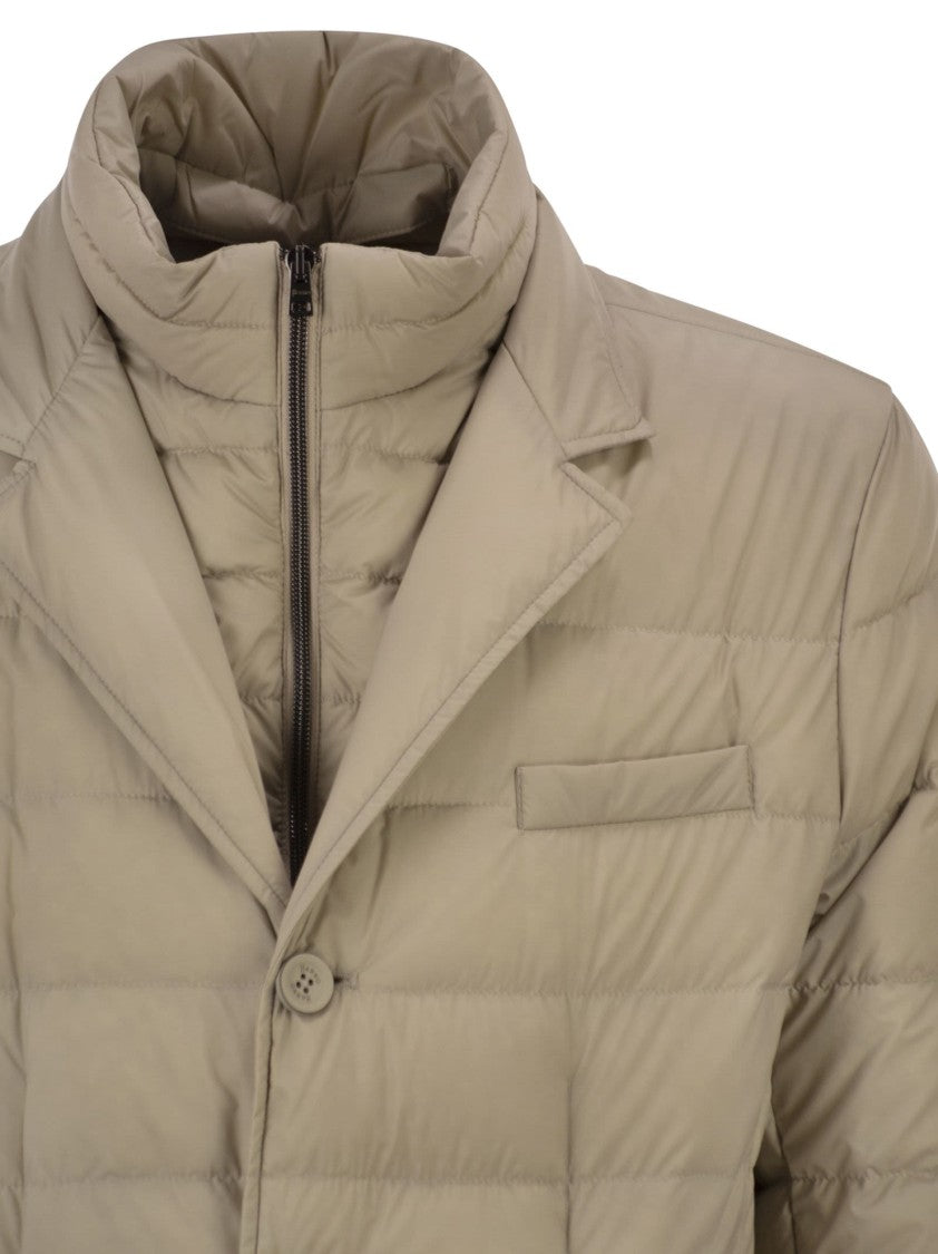 Herno Tailored Jacket In Nylon Microfibre